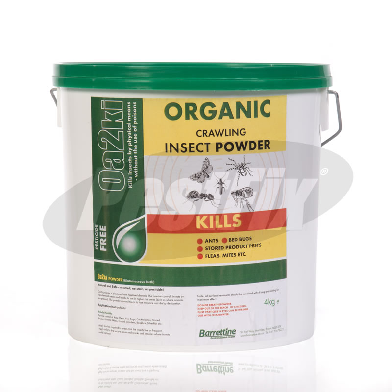 Oa2ki Organic Diatomaceous Earth Bed Bug Powder 